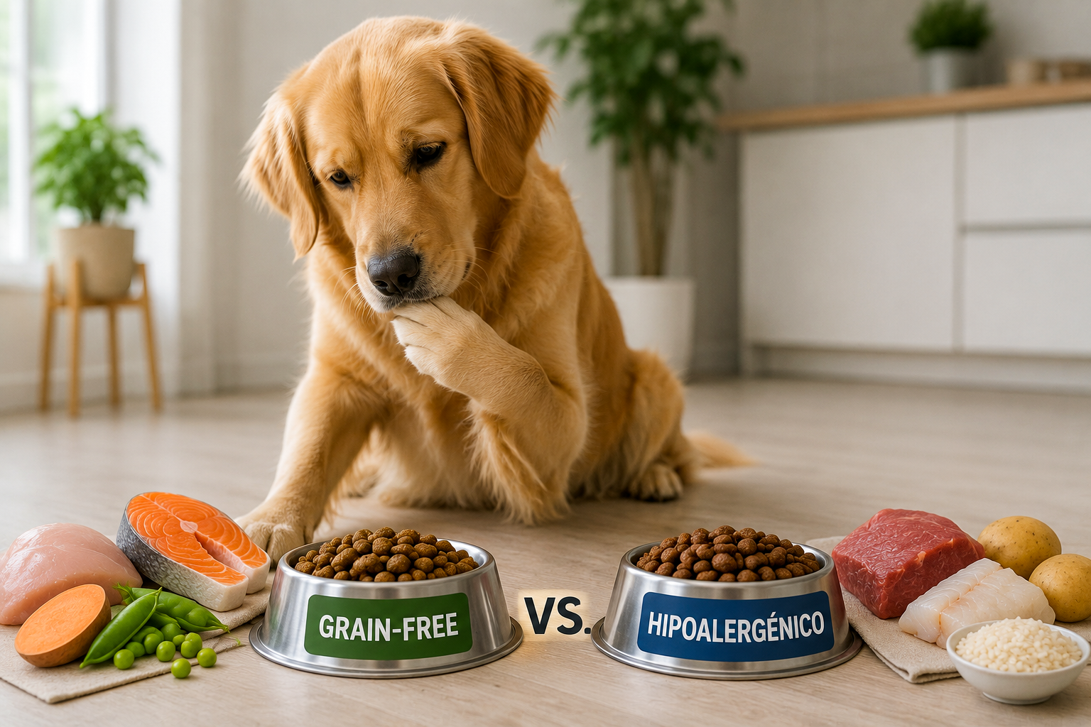 Pienso Grain-Free vs. Hipoalergénico: ¿Cuál necesita tu perro?