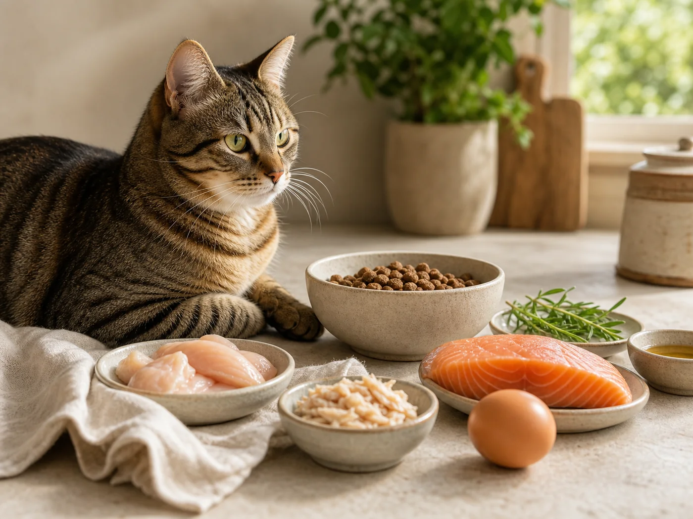 Necesidades nutricionales del gato: cómo elegir bien su alimentación