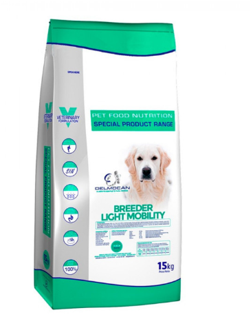 Pienso light para perros esterilizados y con sobrepeso – Breeder Light Mobility (15 kg)