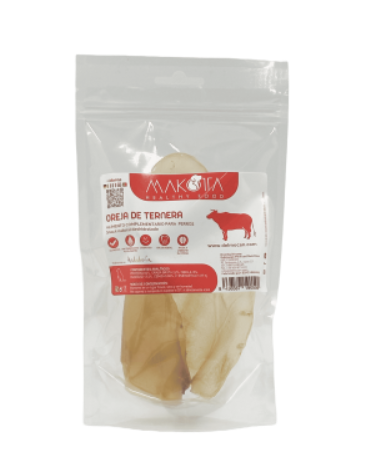 Oreja de Ternera Deshidratada para Perros