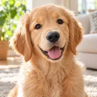 Foto ilustrativa de un cachorro de golden retriever